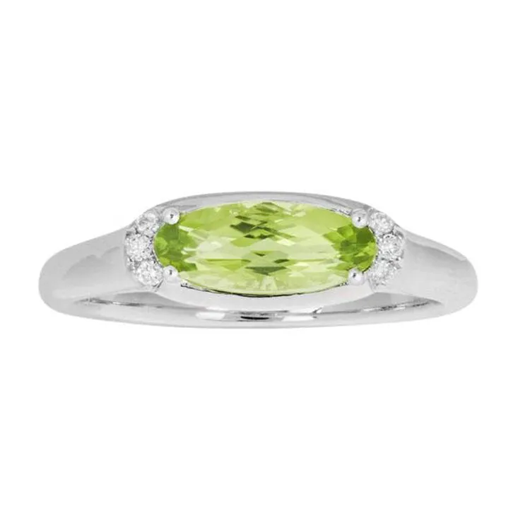 Peridot Ring, 14Kt