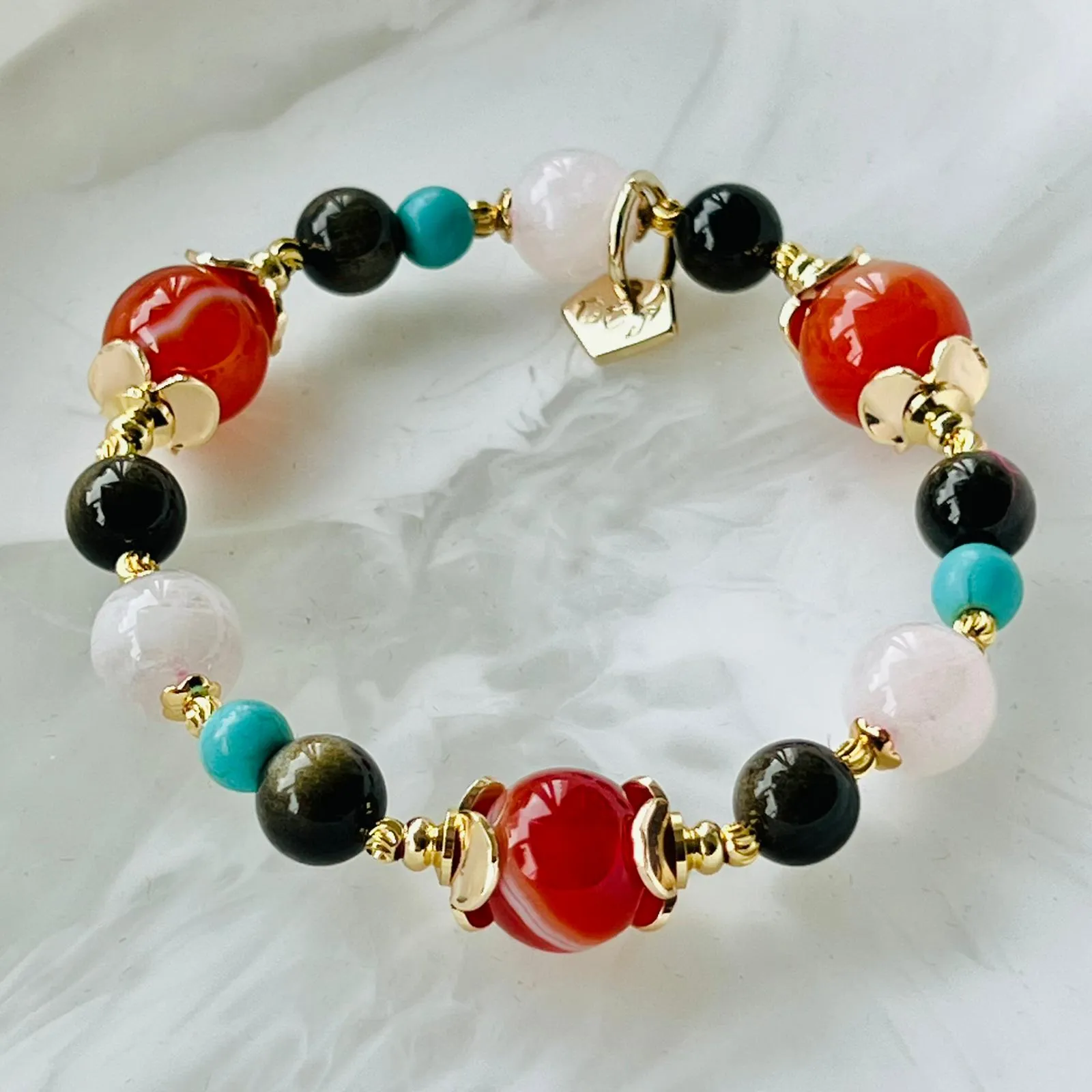 Pocahontas Carnelian GHW Bracelet