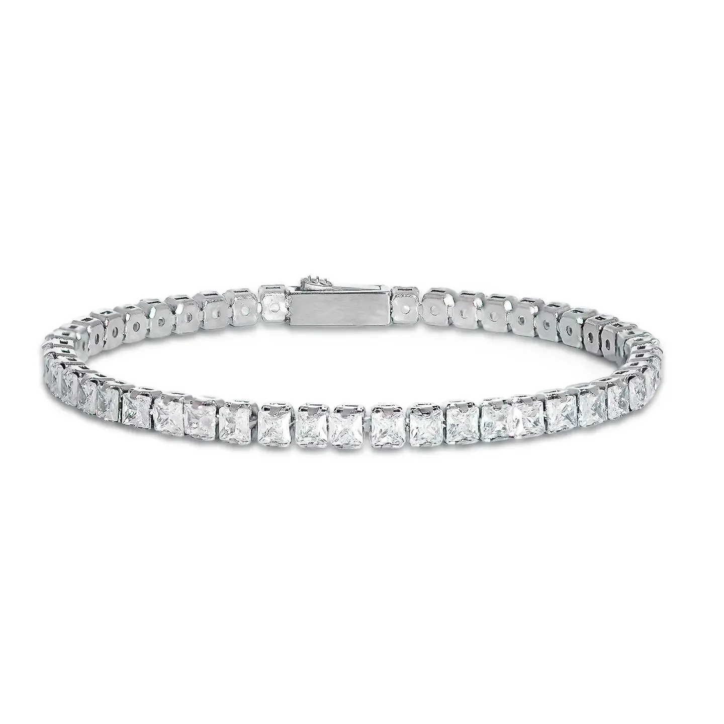 Princess Cut Tennis Bracelet