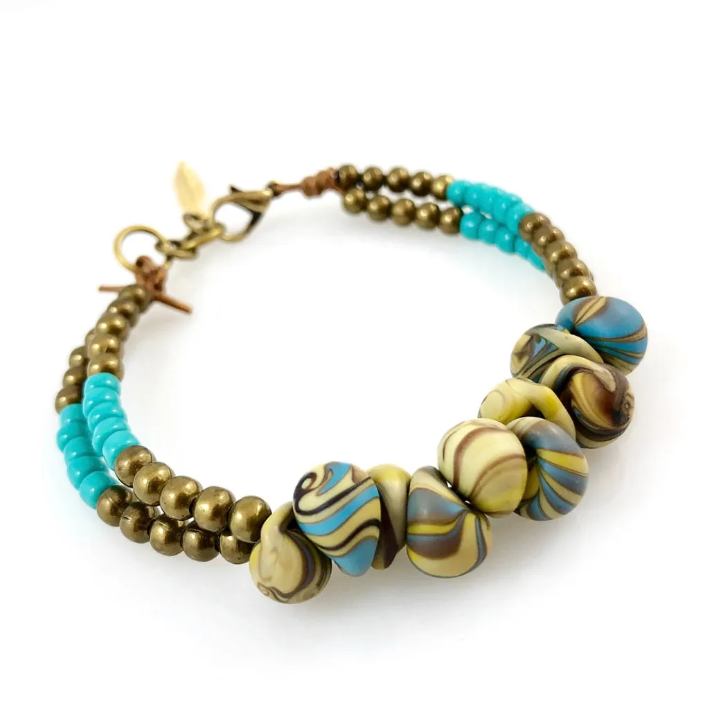 "Petite Boho" Bracelet - Earthy Flair