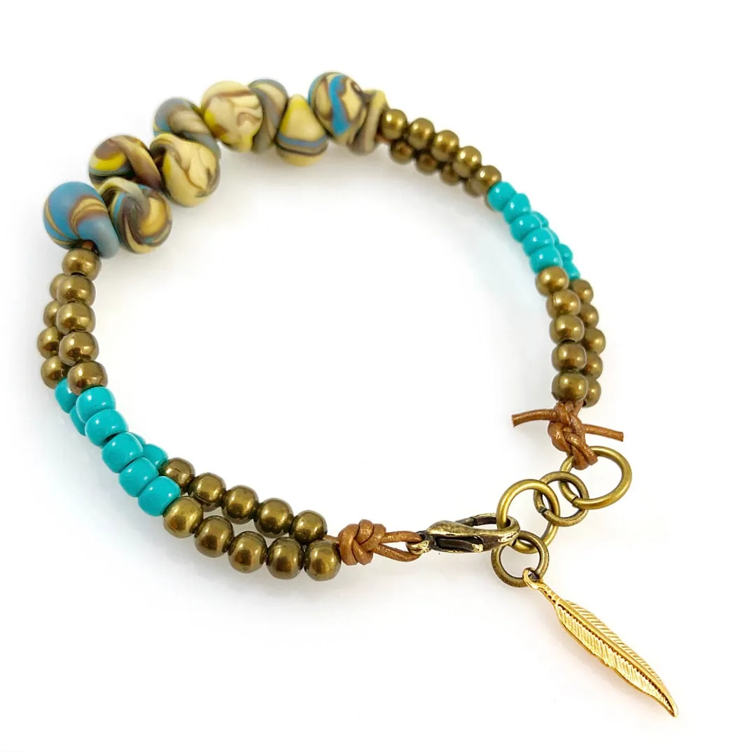 "Petite Boho" Bracelet - Earthy Flair