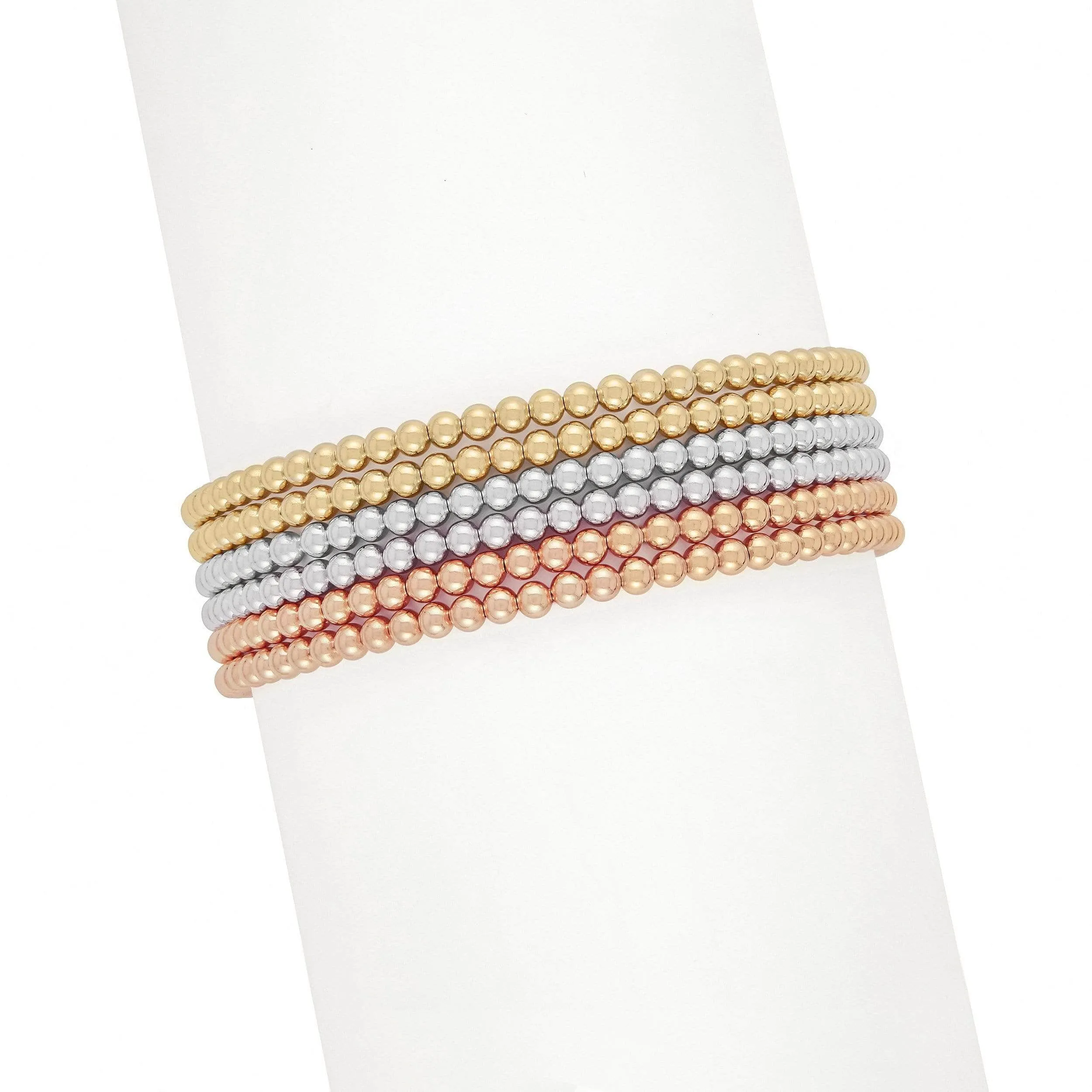 Ready, Set, Stack | Gold   Silver   Rose Gold Bracelet Set