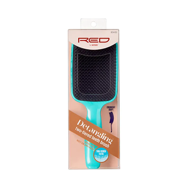 RED by KISS Detangling Two-Tiered Teeth Brush #HH48/BSH35