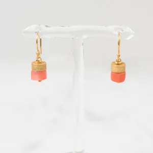 River Song Vintage Coral Earrings