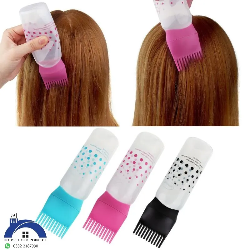 Root Comb Applicator Hair Oil & Hair Dyeing Bottle