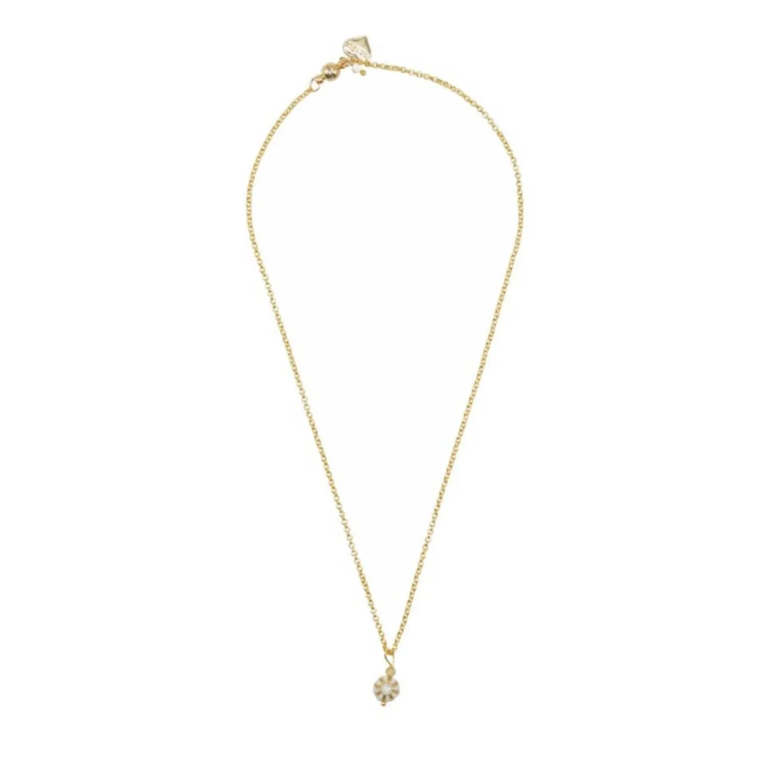 Rosie Fox Gold Quartz Gemstone Belle chain Necklace