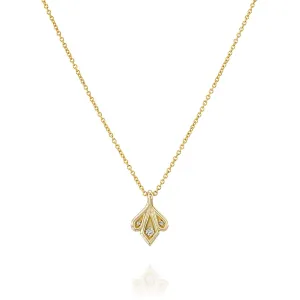 Roza Necklace White Diamonds