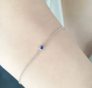 Sapphire Bracelet Gold