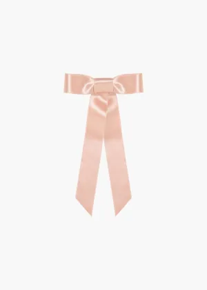 Sasha Bow Barrette -- Blush