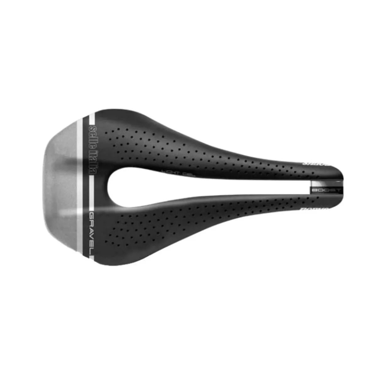 Selle Italia Novus Boost Gravel Tech Super Flow Saddle Black S3