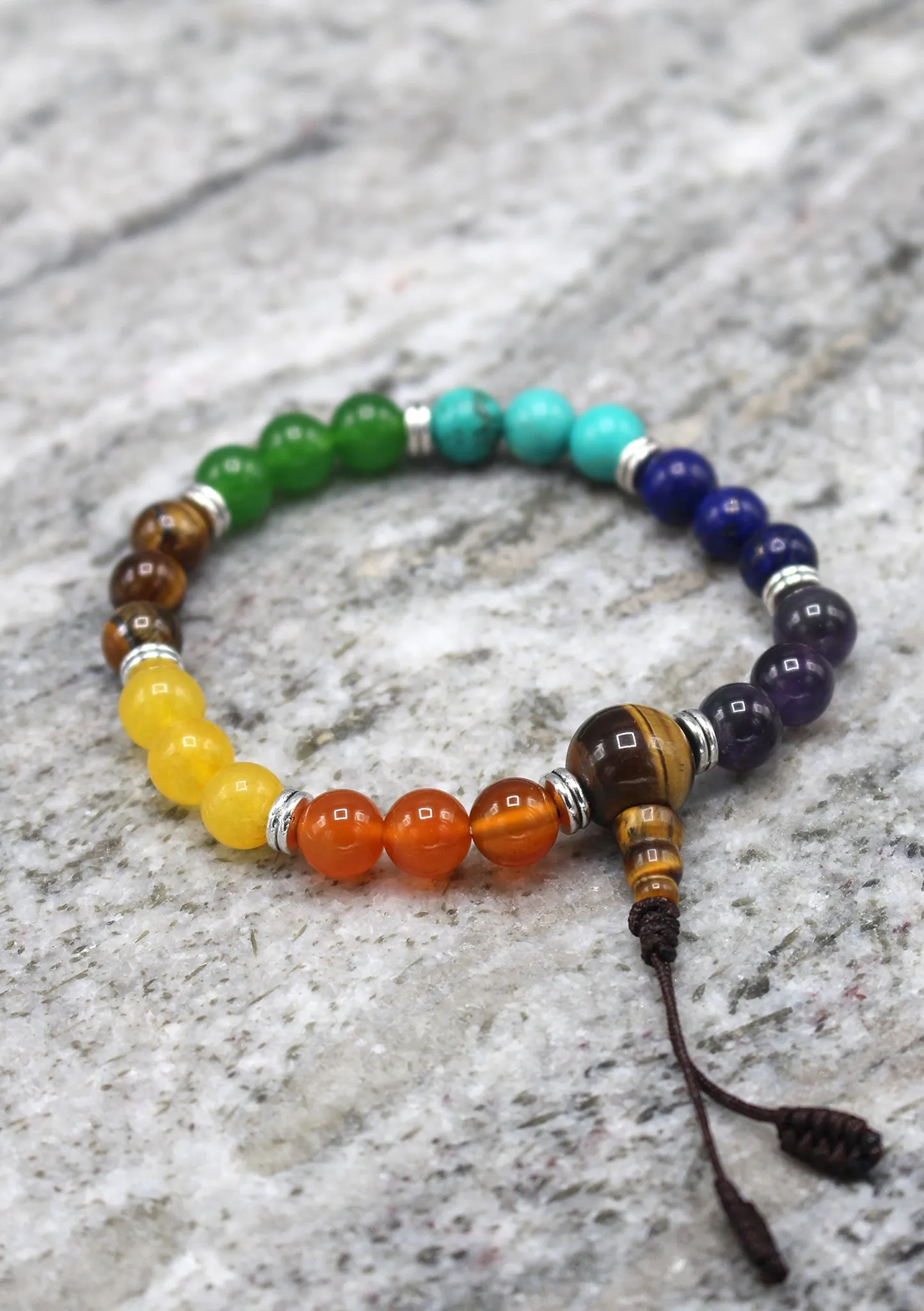 Seven Chakra Healing Beads Bracelet