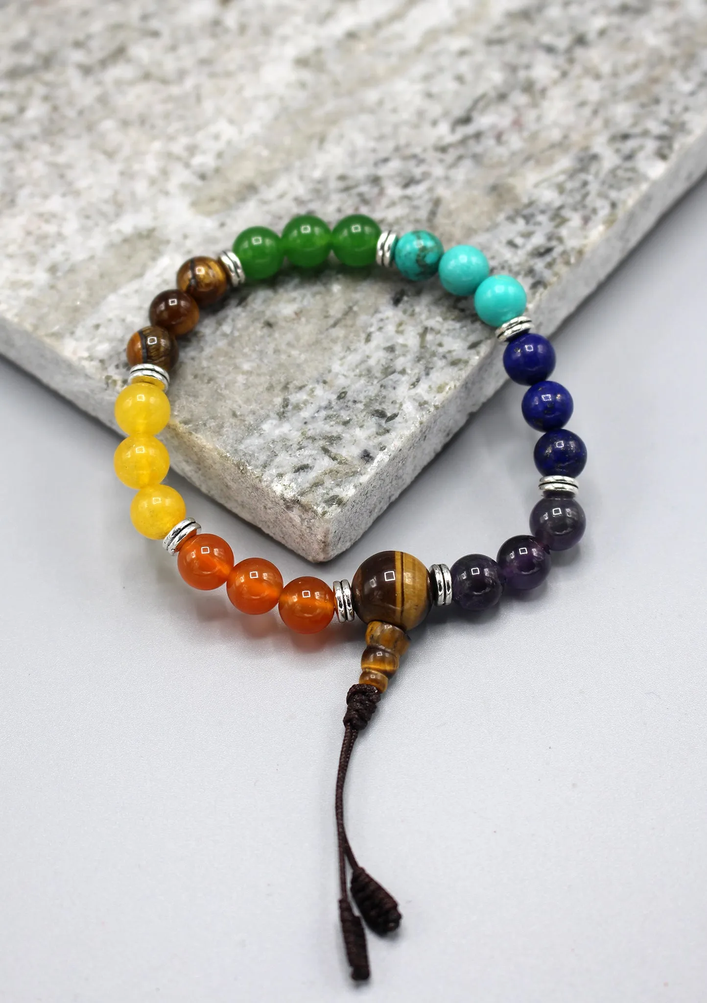 Seven Chakra Healing Beads Bracelet