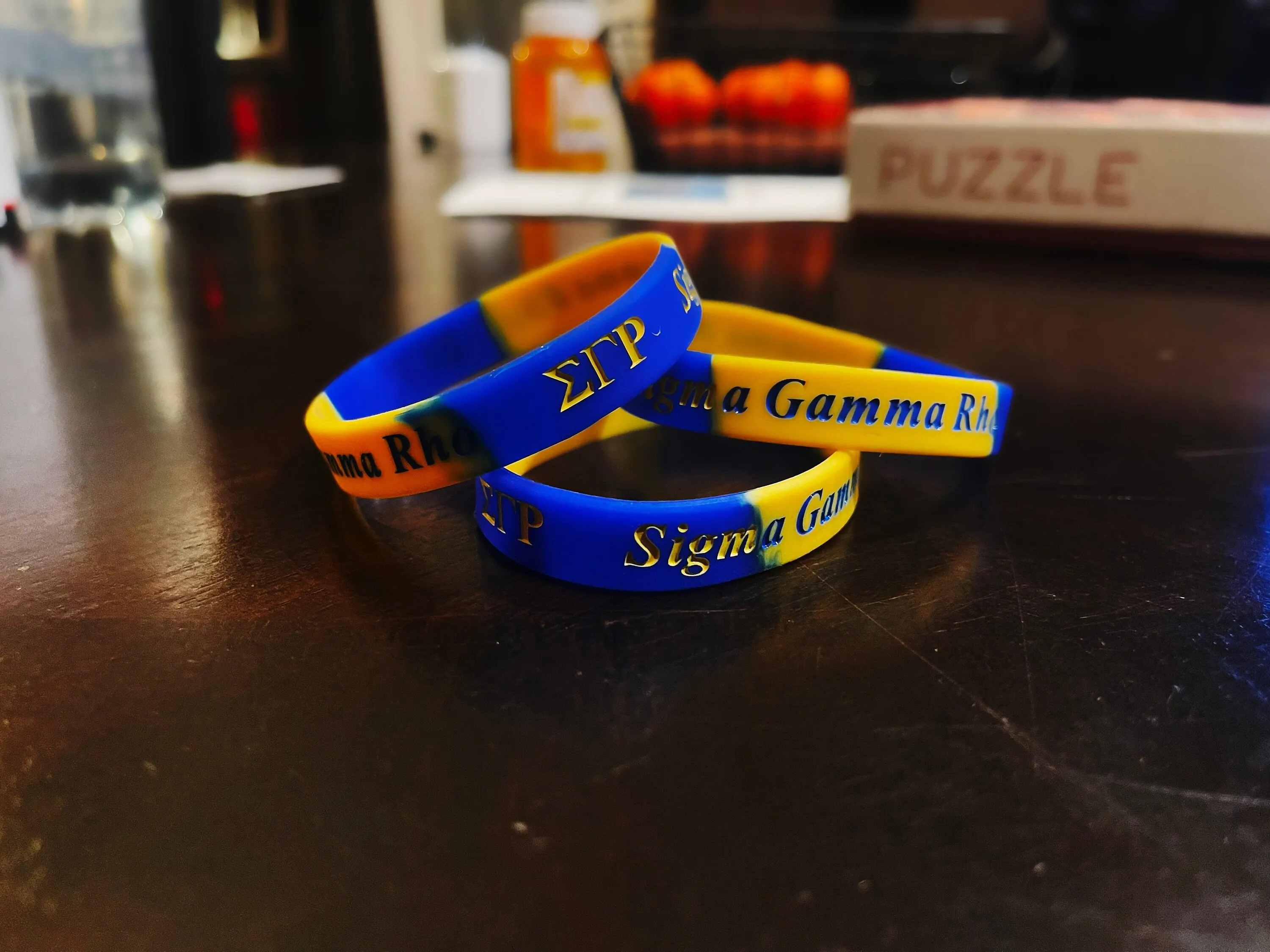 Sigma Gamma Rho Poodle Bracelet | Sigma Gamma Rho Silicon Bracelet