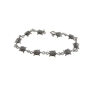 Silver Turtles Bracelet