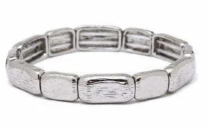 Single Bar Bracelet Silver