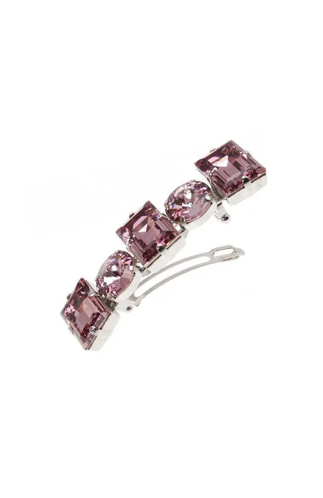 Small Sienna Crystal Barrette