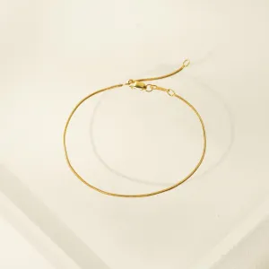 Snake Chain Gold-Filled Bracelet