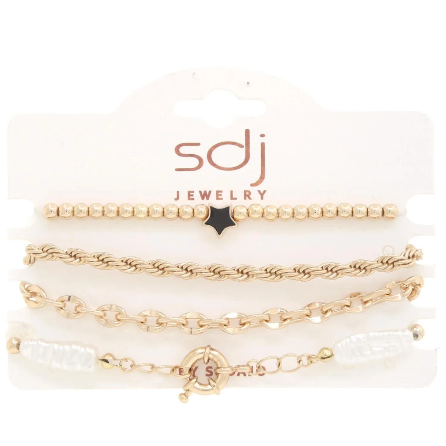 Sodajo Star Beaded Bracelet Set