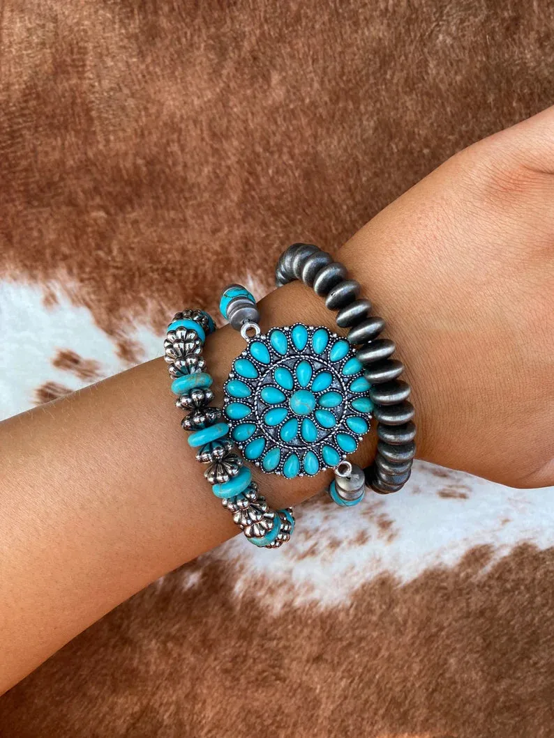 Stacked Turquoise Bracelet