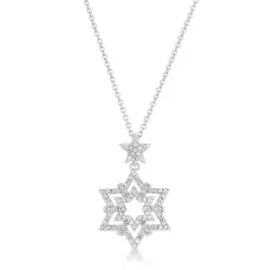 Stella CZ Star Drop Pendant