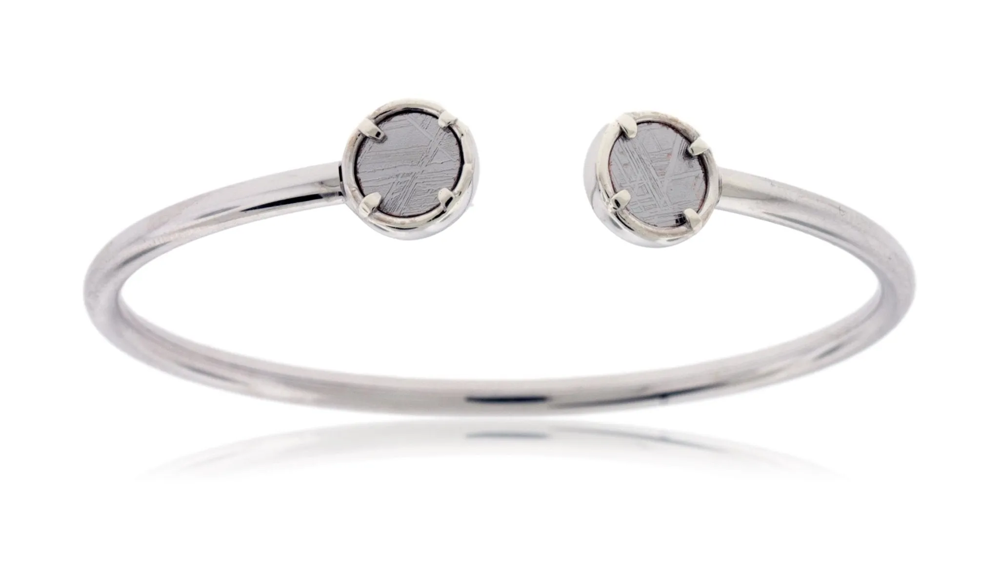 Sterling Silver and Meteorite Bracelet