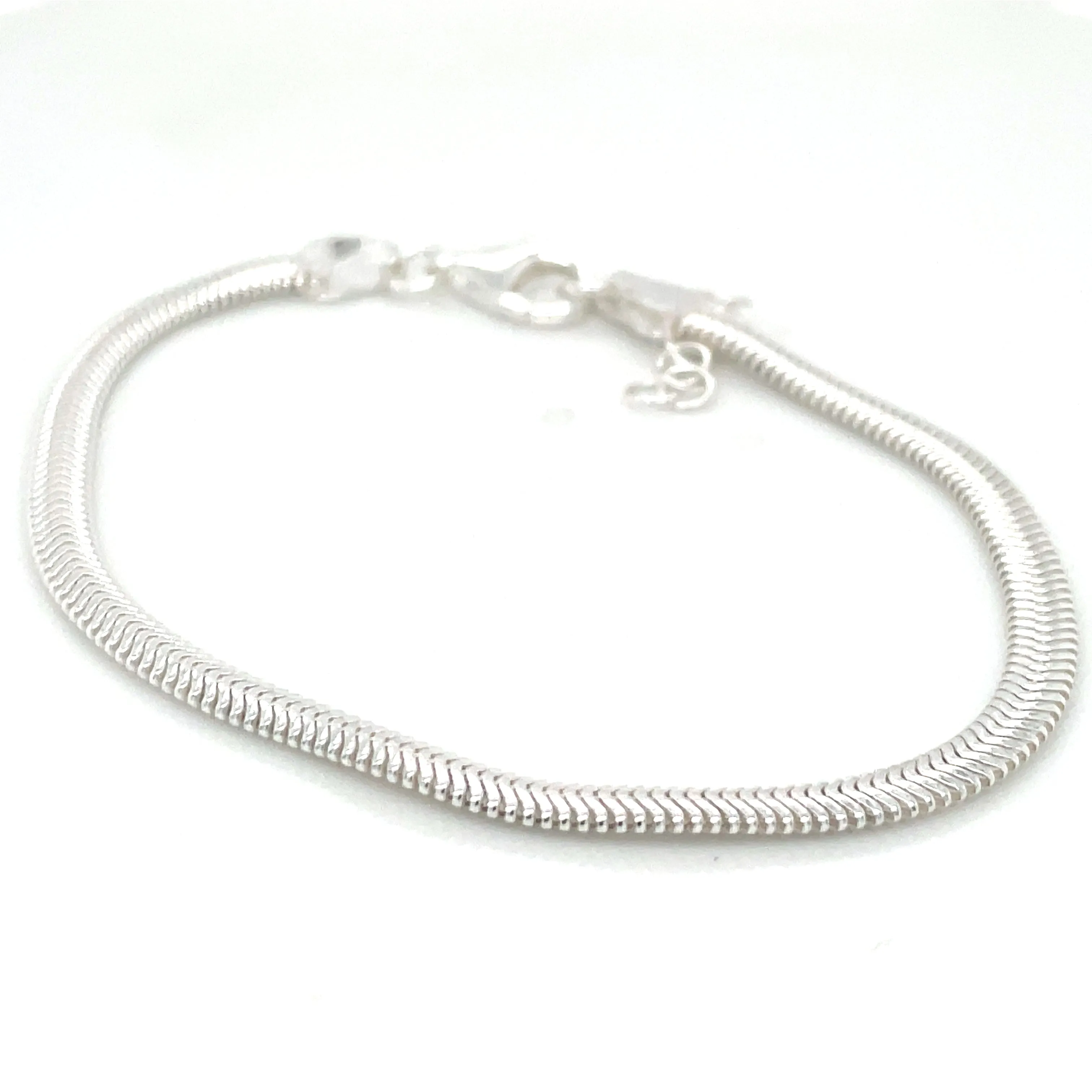 Sterling Silver Herringbone Bracelet