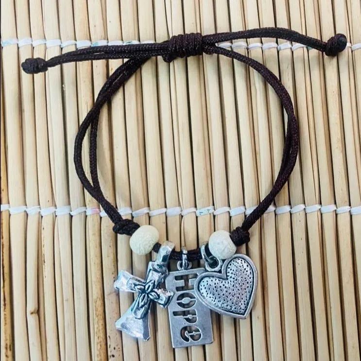 SwaziMUD™ Faith, Hope, Love Bracelet