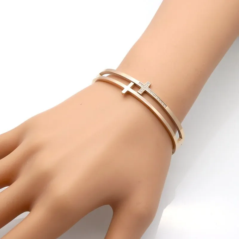 TESSA TITANIUM BANGLE BRACELET