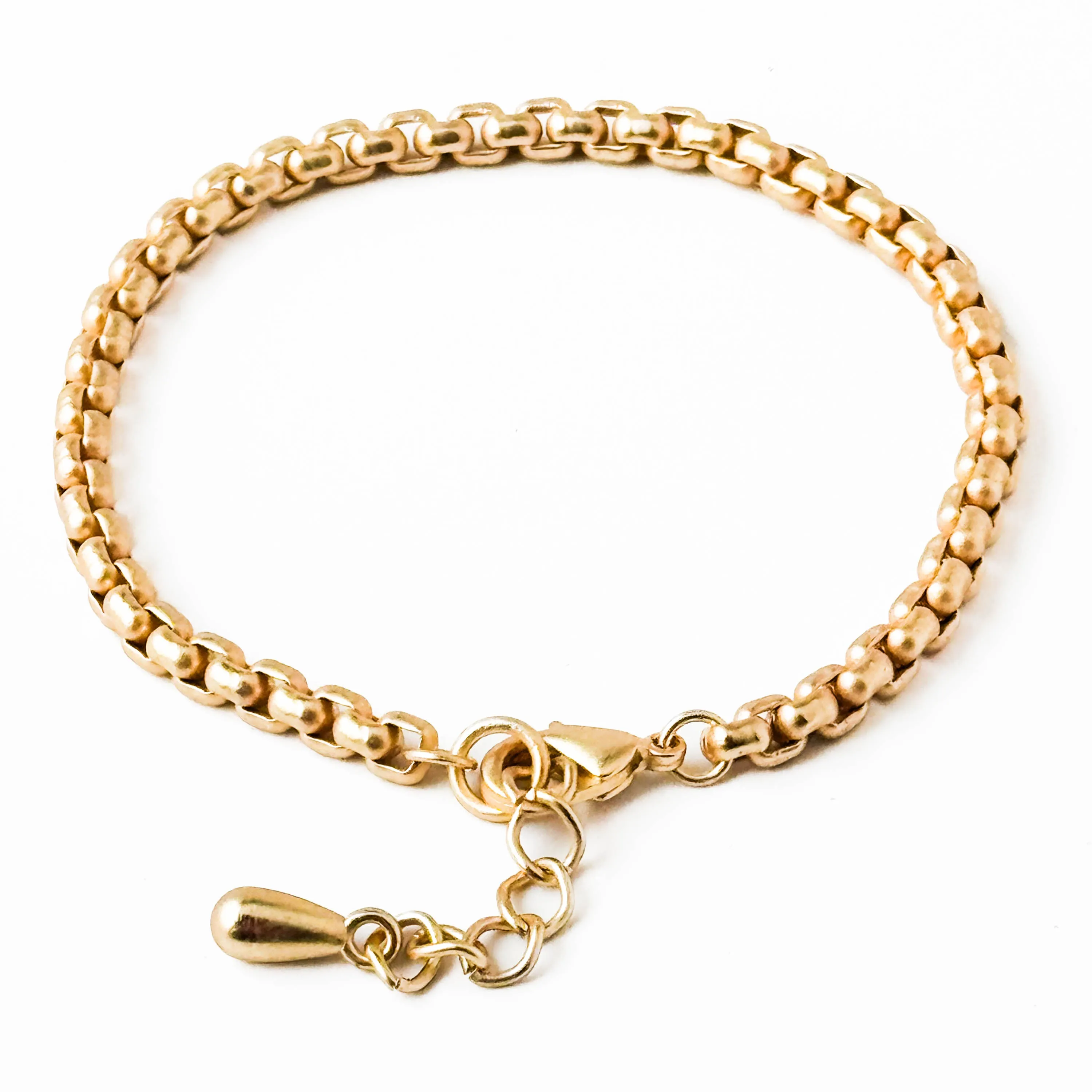 Thick Gold Venetian Style Adjustable Bracelet