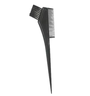 Tint Brush With Comb - Black