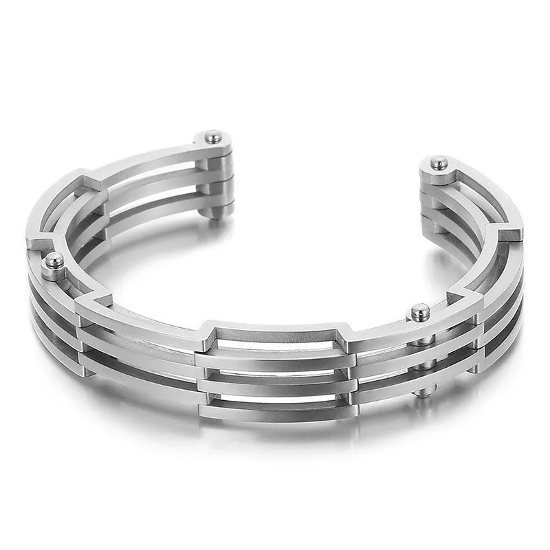 Titanium Steel Motorcycle Men's Simple Bracelet