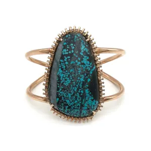 turquoise zipper cuff