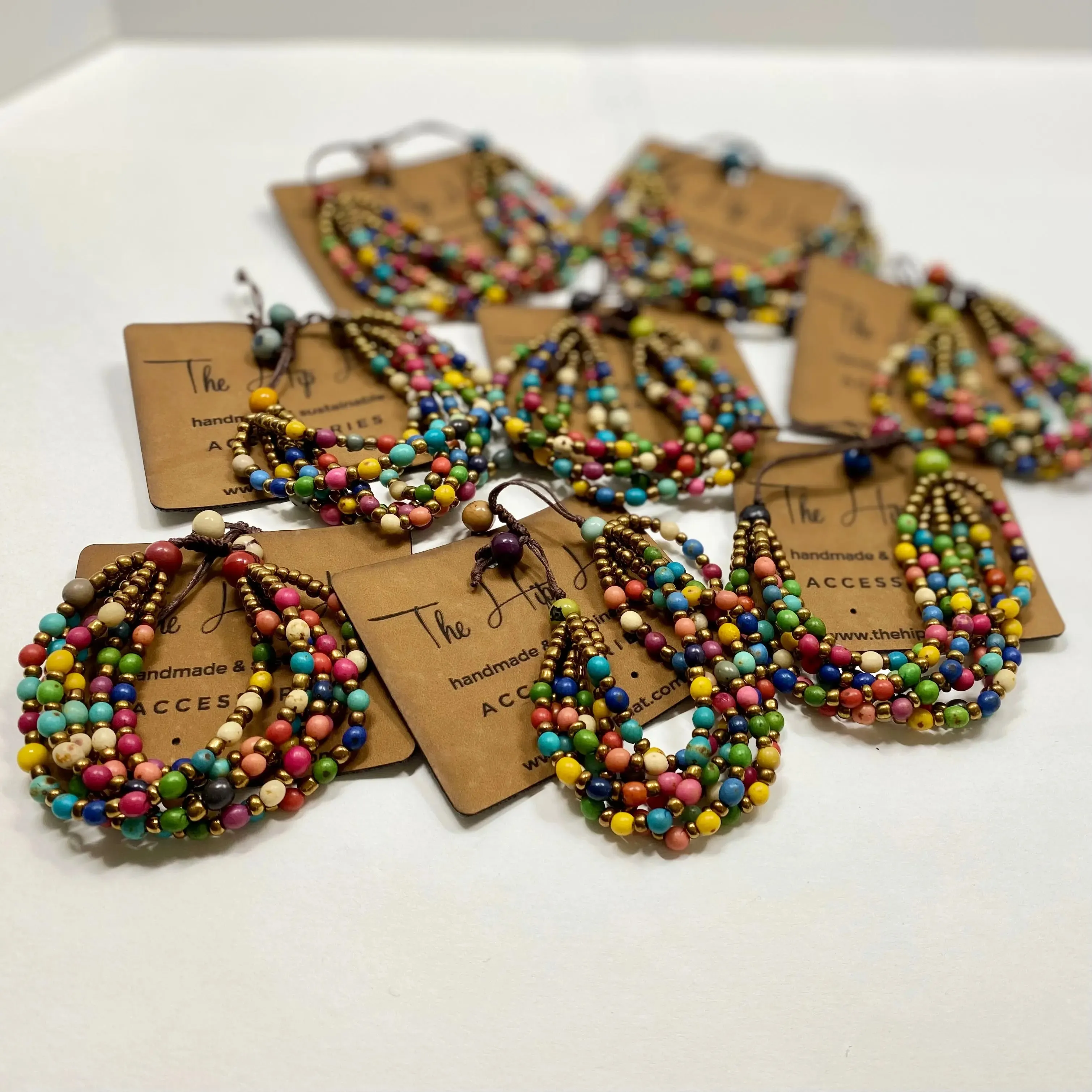 VEGETABLE IVORY FIESTA BRACELETS