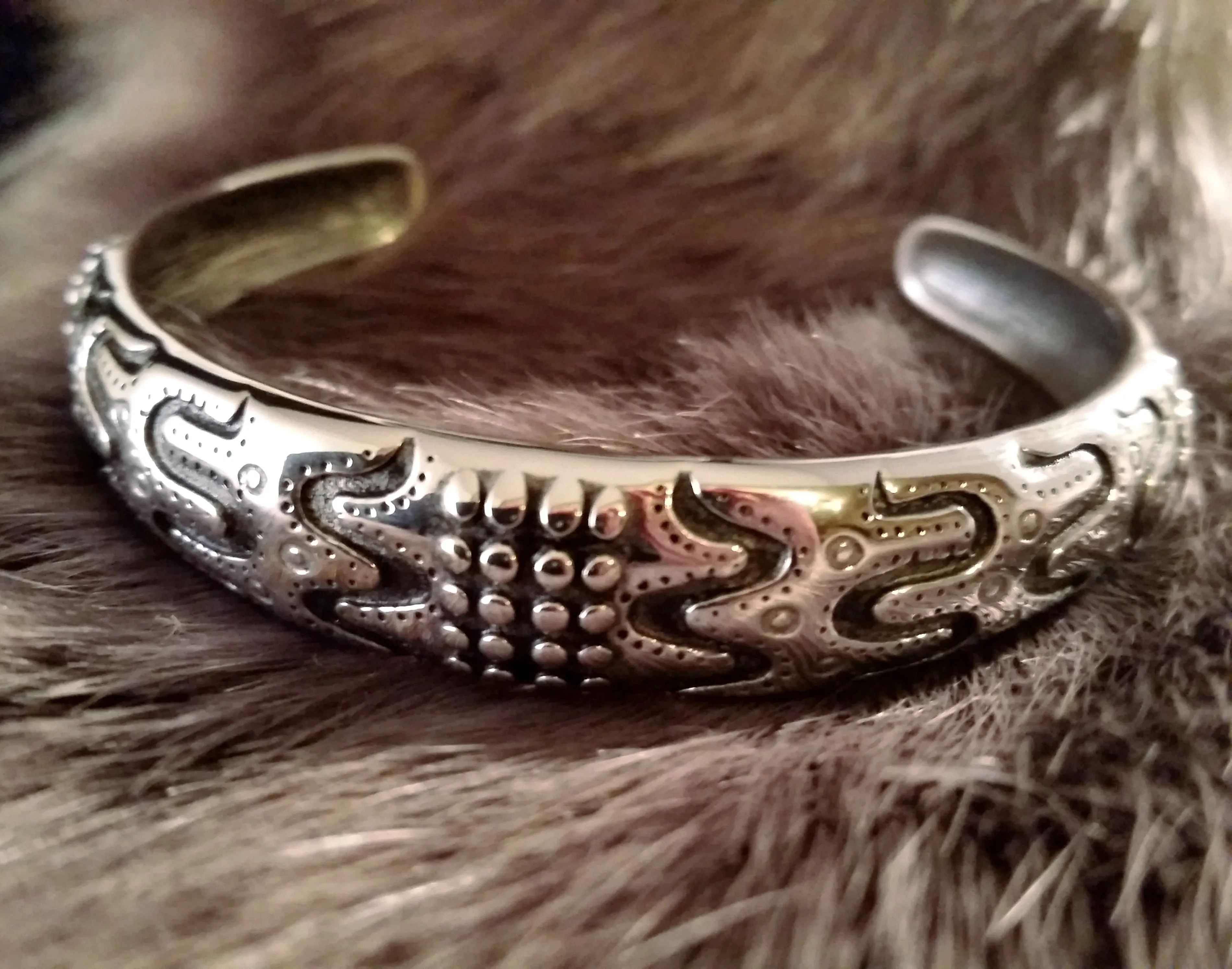 Viking Bracelet Silver Danish Falster Denmark