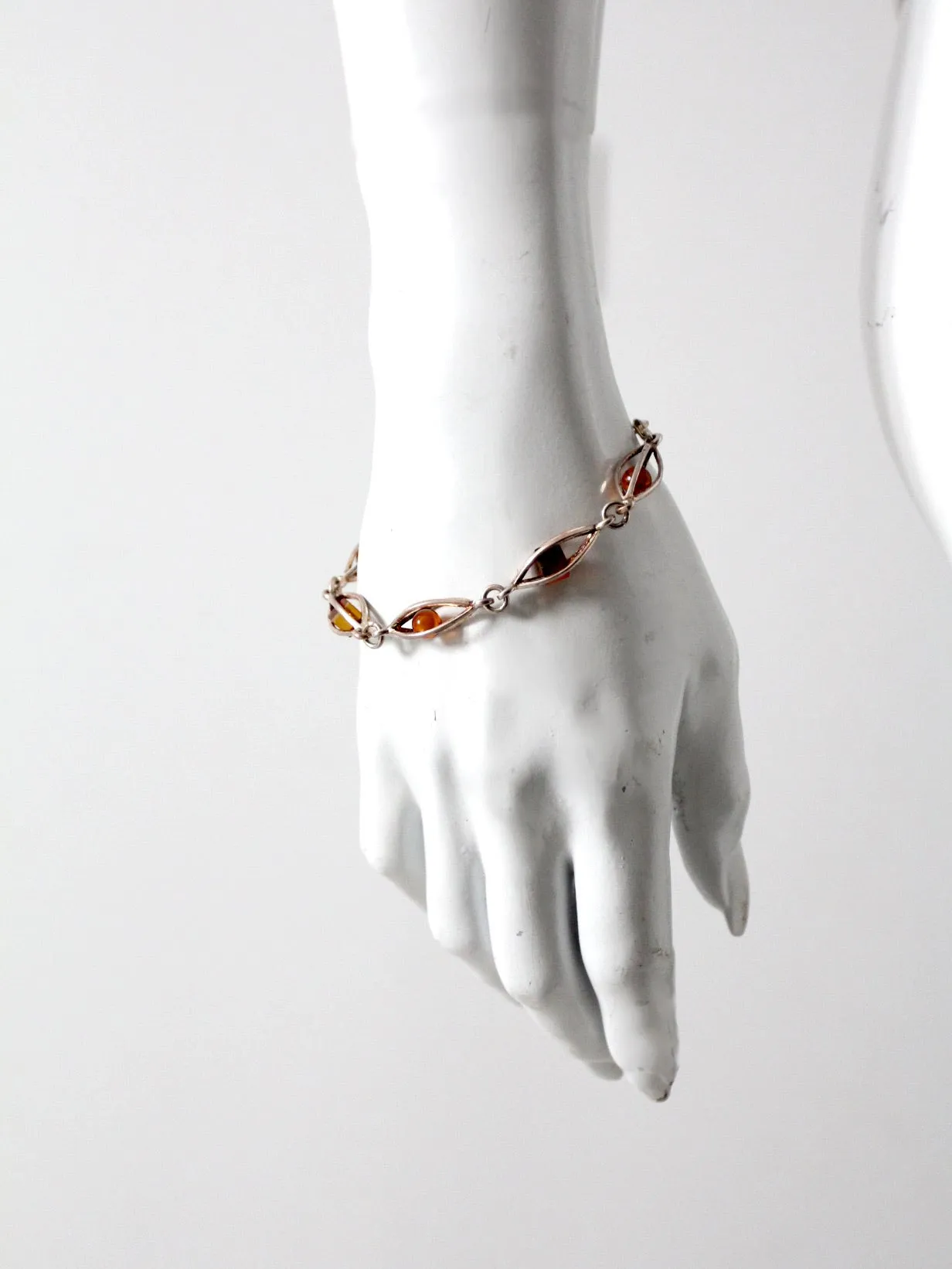 vintage amber bracelet