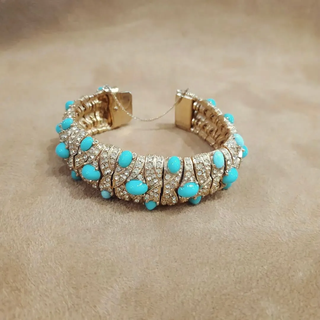 Vintage Ciner Turquoise Bracelet