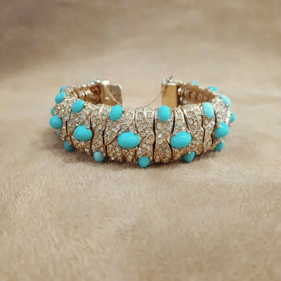 Vintage Ciner Turquoise Bracelet