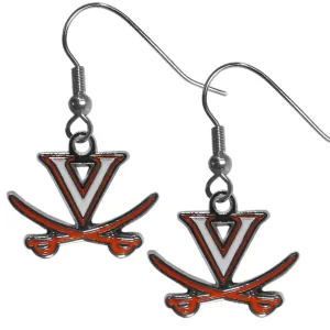 Virginia Cavaliers Chrome Dangle Earrings