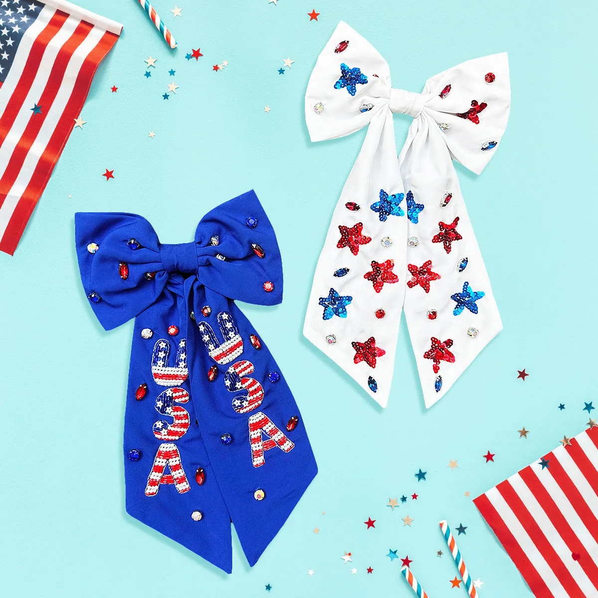 Viv & Lou USA Hair Bow