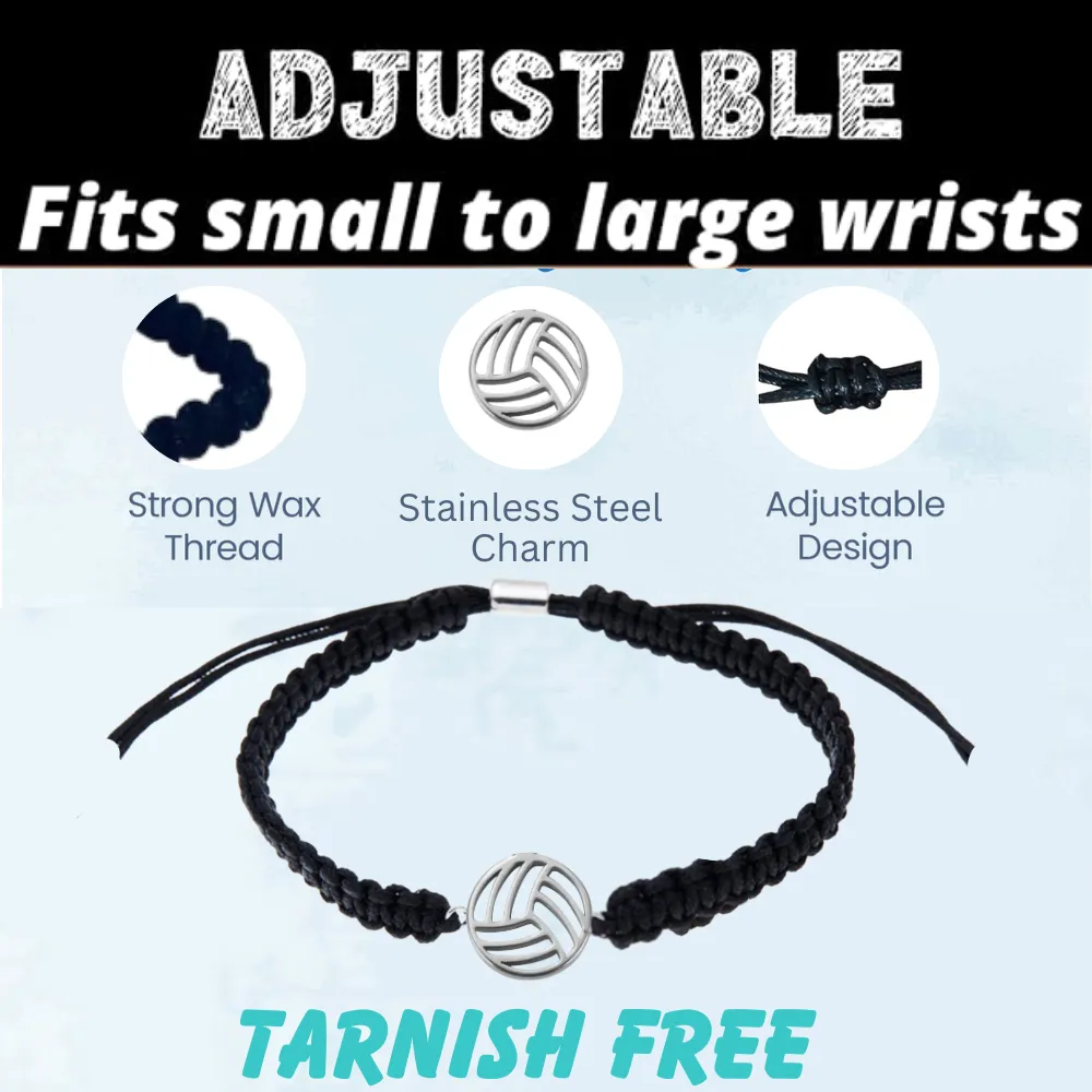 Volleyball Stainless Steel Bracelet - Pick Color