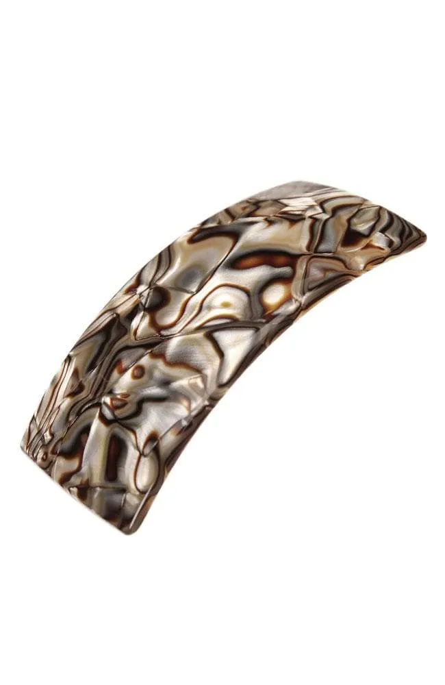 Wide Rectangle Barrette - Classic