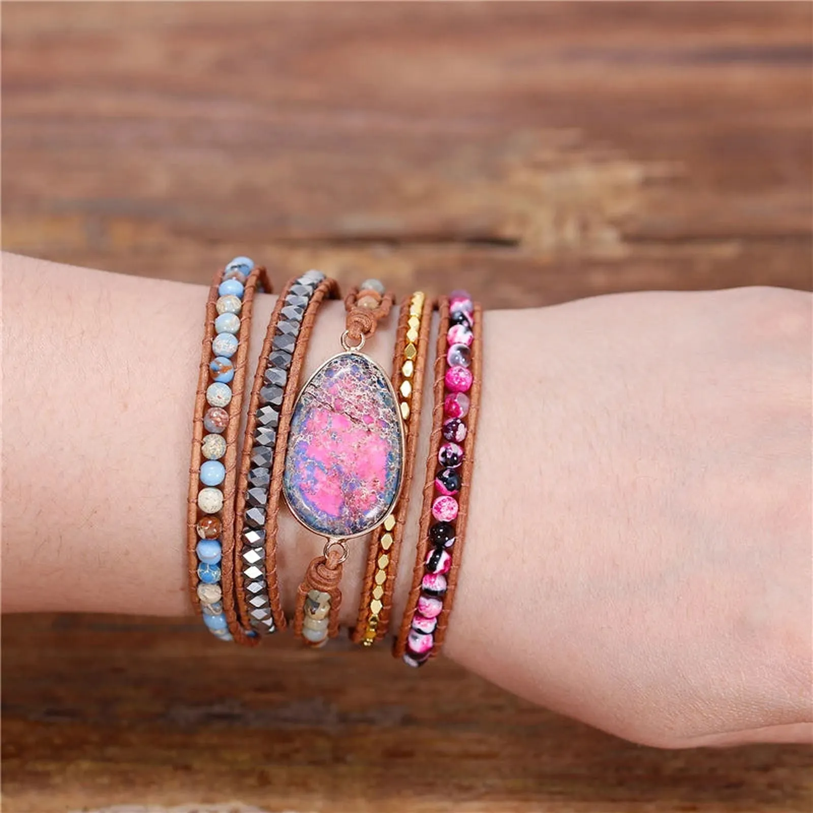 YueTong Yoga Gemstone Bracelet Collection